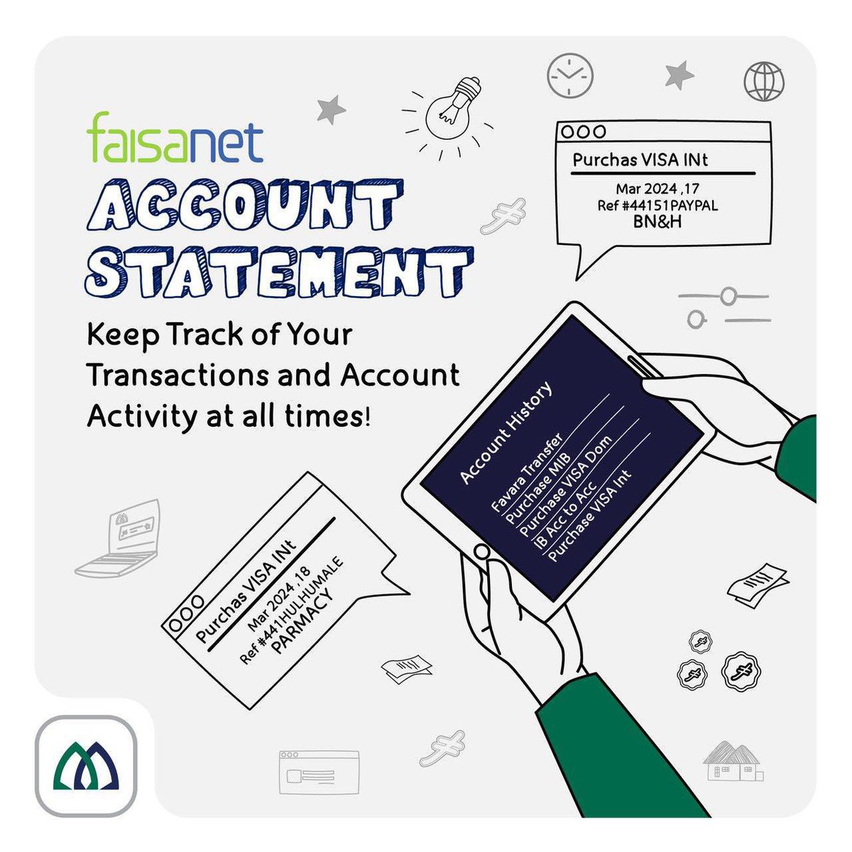 mibmv's tweet photo. Keep track of your transactions and account activity at all times!
#faisanet https://t.co/KVz1eDNxoe