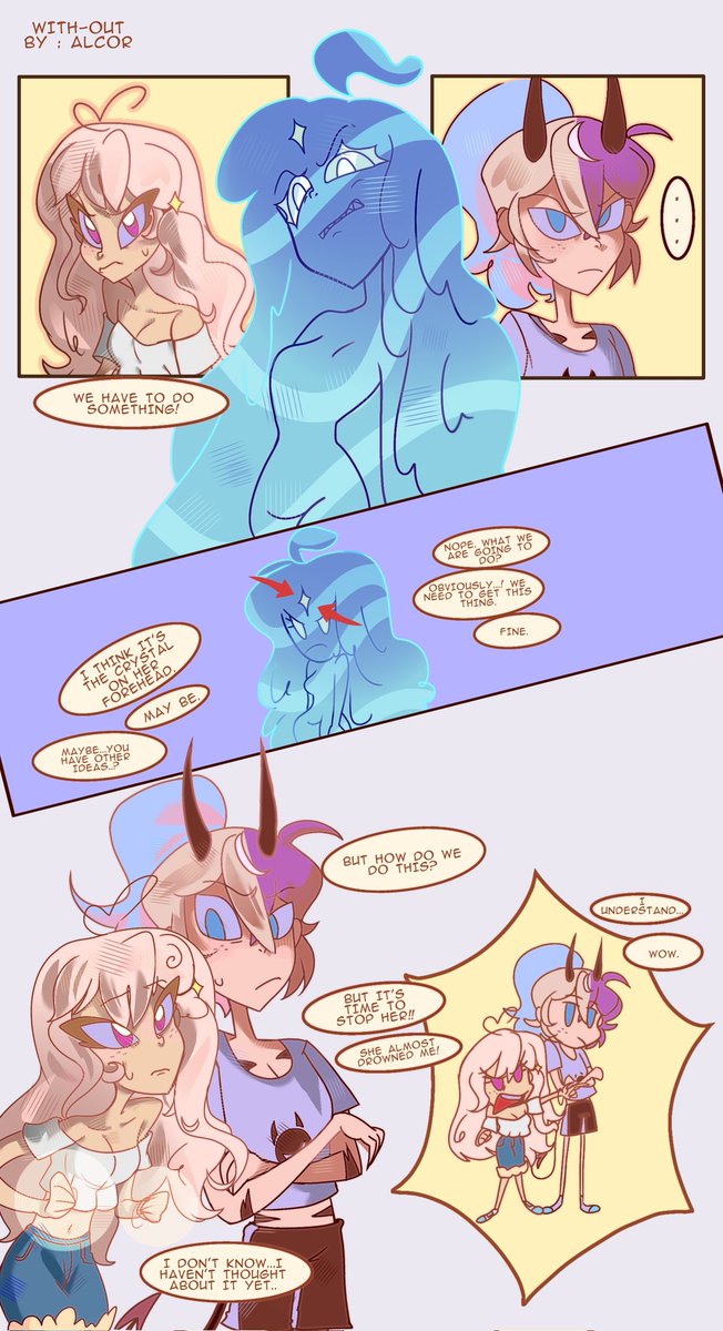 After about two years I finally started drawing comics for my main project :3
#oc #art #comic #ocart #characterart