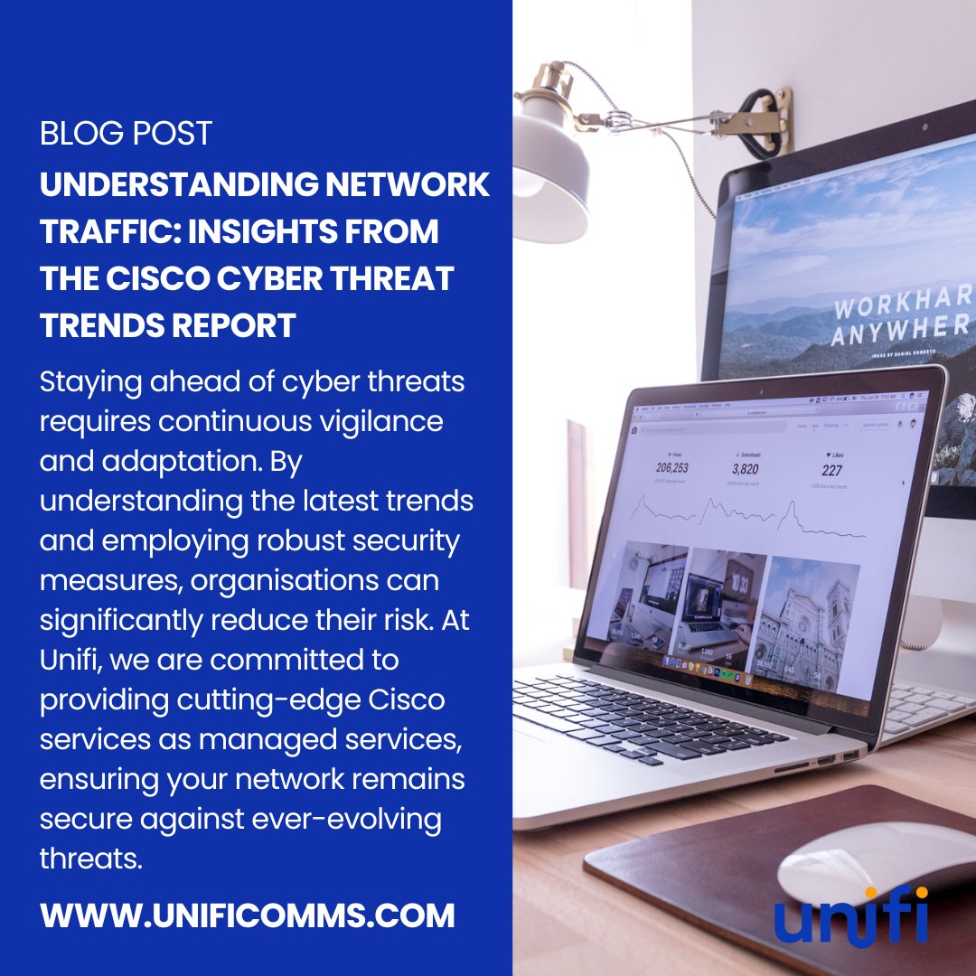 UnifiComms's tweet image. Check out our latest blog where we break down key findings from the Cisco Cyber Threat Trends Report. L

Learn how Unifi and Cisco’s advanced security measures can protect your network from evolving threats. 

Read more: bit.ly/4dnoNY6
#CyberSecurity #DNSecurity #Cisco