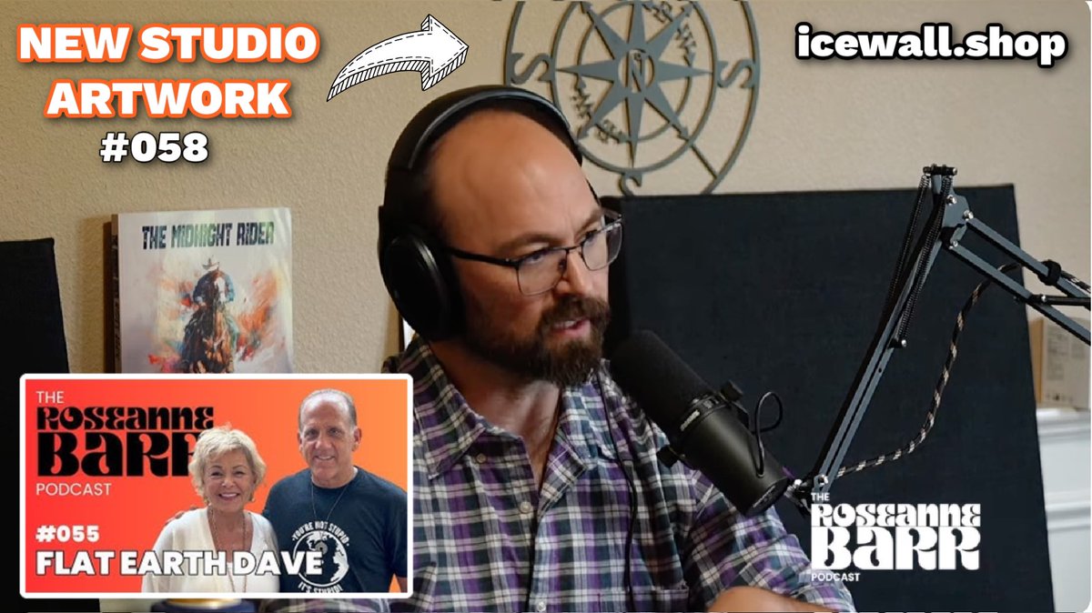 The Roseanne Barr studio gets some new decorations.
#FlatEarth

icewall.shop