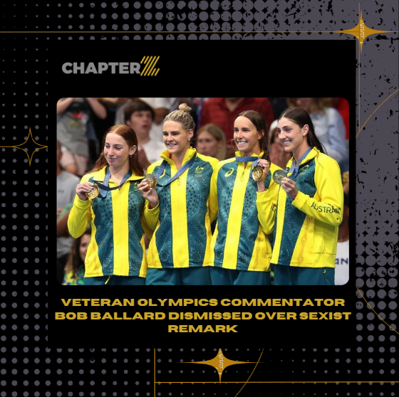 ChapterZ_Mag's tweet photo. Eurosport has dismissed veteran commentator Bob Ballard for a sexist remark about the Australian women’s relay swim team. This incident highlights the need for respect and equality in sports media. 🌊🏅 #SexismInSports #Olympics #SportsCommentary #RespectInSports #Eurosport https://t.co/Dw6k4j1ChI