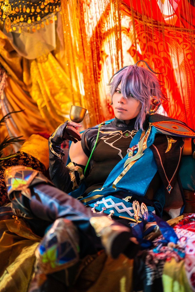 【コスプレ写真】 文弱の文官(自称) 1枚目 @Hakuro_pic 2枚目 @rutile_quart2 スタジオ@ren_suta