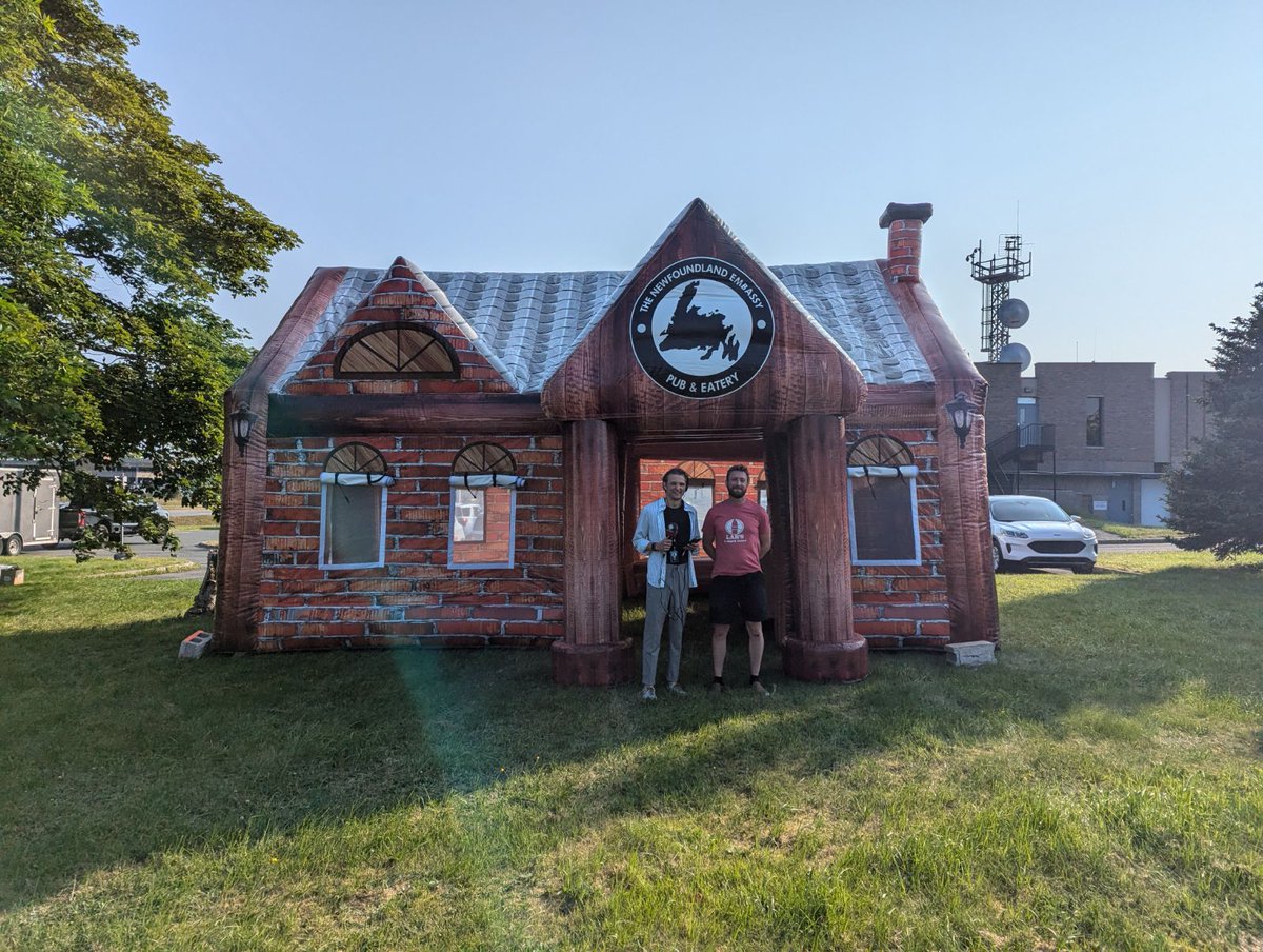 Thanks for the interview today Darrell! Anytime <a href="/CBCNL/">CBC Newfoundland and Labrador</a> wants us to bring the friendliest little pub in the North Atlantic to your lawn, we've got you covered. 😂 

For all inquiries for bookings, send us an email at  info@newfoundlandembassy.com!

Cheers! 🍻