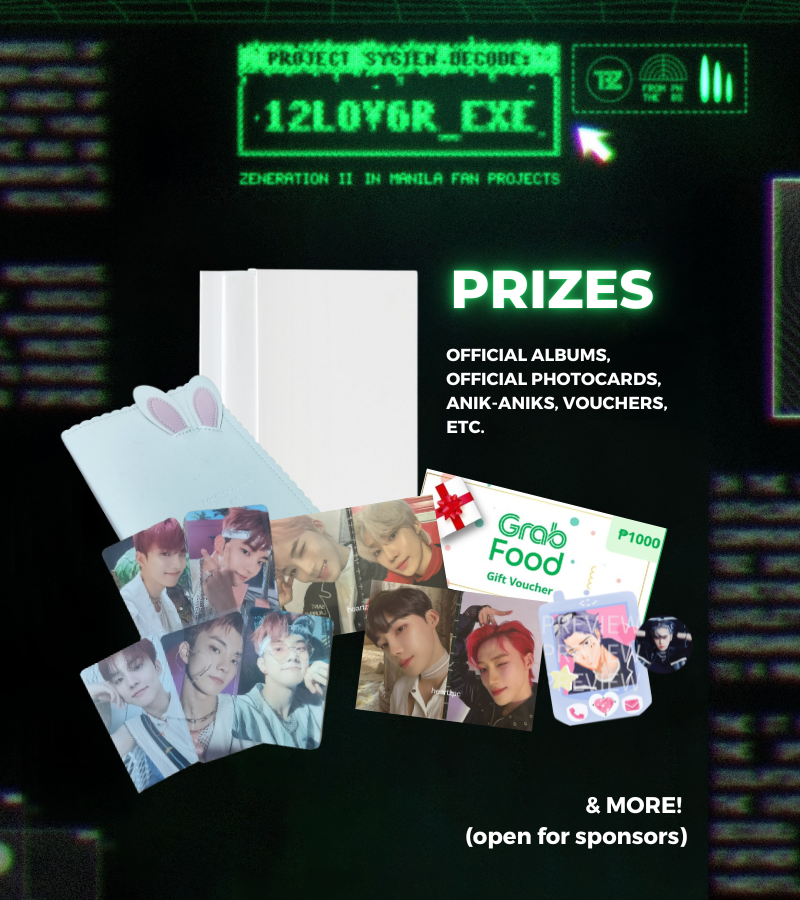 wishfairyksj's tweet photo. — 12L0V6R_EXE | Zeneration II in Manila Paid Raffle Event ★  

🧾 : ₱100 per slot

⋆ LIKE &amp; RT
⋆ All collected funds will be sent to @tbzprojectsph/@TBZFUNDS_PH

🗒️ Form : https://t.co/ZRa9A7uPT3
🔗 Tracker : https://t.co/0q7eU3vDIR

#THEBOYZ #ZENERATION2_MNL https://t.co/HF1wYkjUQ4