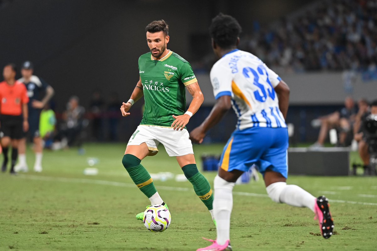 It was a great experience to play against a Premier League team and a legend of English football. I will keep working hard to get back to my best physical condition to help my team. #verdy