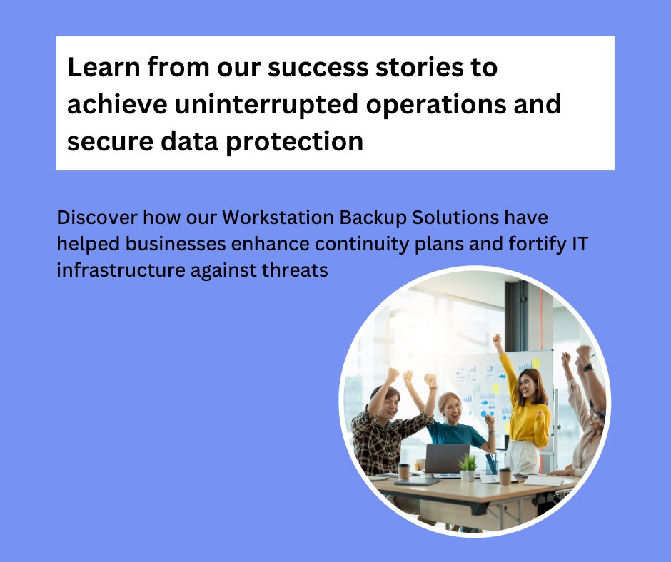 spritnetwork's tweet image. 🔧 Optimize #Businesscontinuity with #SpritNetwork. Secure your data with automated backups, encryption, and real-time monitoring.
💾 Enhance your security with our Black Box unit and advanced backup solutions.
🌐 Disaster Recovery as a Service
🔒 Maximize productivity