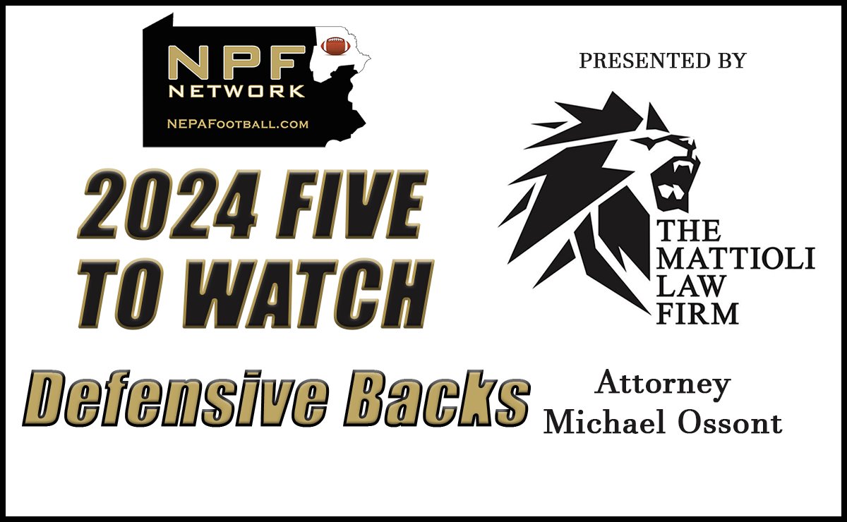 2024 Five To Watch - Defensive Backs presented by Attorney Michael Ossont. nepafootball.com/2024-five-to-w…
<a href="/dvwarriorfb/">Warrior Football</a> <a href="/Trail_Football/">Trail Football Network</a> <a href="/VVCougars/">Valley View Cougars</a> <a href="/DallasMountsFB/">Dallas Mountaineers Football</a> <a href="/ScrHSSports/">Scranton HS Sports</a> #susquehanna