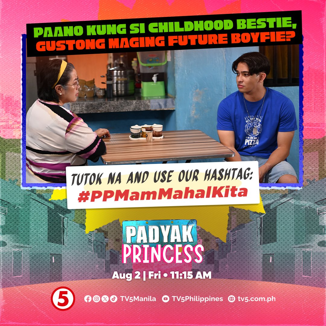 Iba ang struggles kapag in love kay bessy! Walang katapusang "aamin ba o hindi" sa pag-ooverthink! 😞

Tutok na sa #PadyakPrincessTV5 at gamitin ang official hashtag na #PPMamMahalKita sa inyong comments, MAMAYANG 11:15 AM, LIVE sa TV5 Channel and TV5 Philippines YouTube Channel!