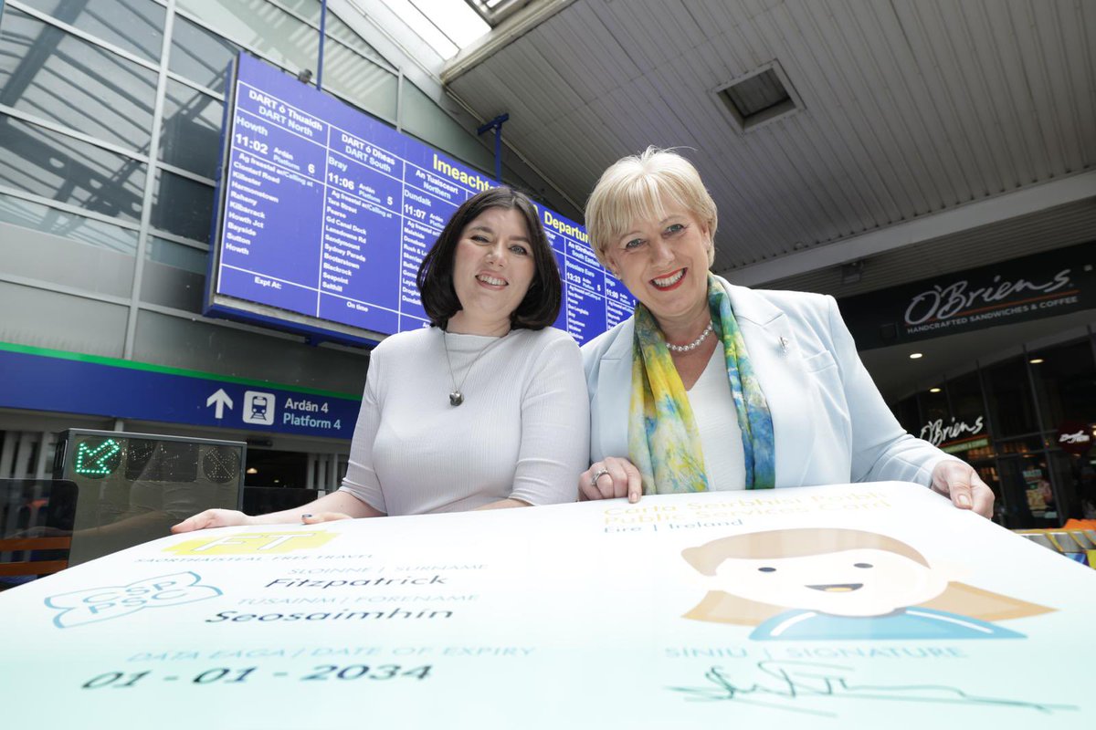 HeatherH's tweet photo. Delighted to introduce the new free travel pass for people medically unable to drive.

This will be a vital support for people with disabilities - making their lives that bit easier and giving them more independence.

Huge thank you to @epilepsyireland for working with us. https://t.co/FlB2Z2twDO