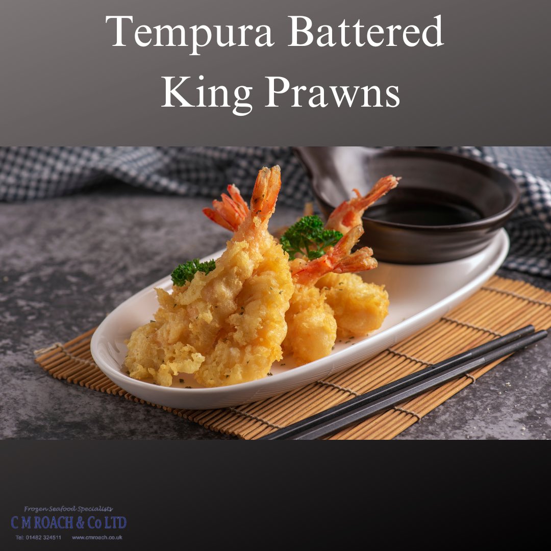 CoRoach's tweet photo. ⚡️SPECIAL OFFER⚡️

Tempura Battered King Prawns 12 x 500g

‼️WHILE STOCKS LAST‼️

Contact Andy on 📞 01984 667525 📱 07931 784747

Or Diane, Sam or Blue on 📞 01482 324511 for more details.

#cmroach #englishstreet #eastyorkshire #frozenseafood  #whilestockslast #tempuraprawns https://t.co/RBoAKxeBia