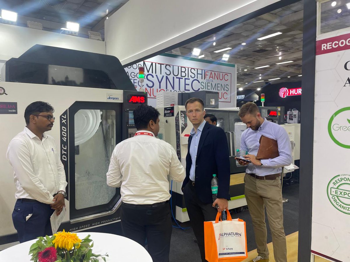 AceMfgSystems's tweet photo. Ace Designers - Machining Center Division @ AMTEX 2024, New Delhi.

#AMTEX2024 #manufacturing #cncmachines #machinetools #AceMicromatic #milling #automotive https://t.co/rMc1py5RoT