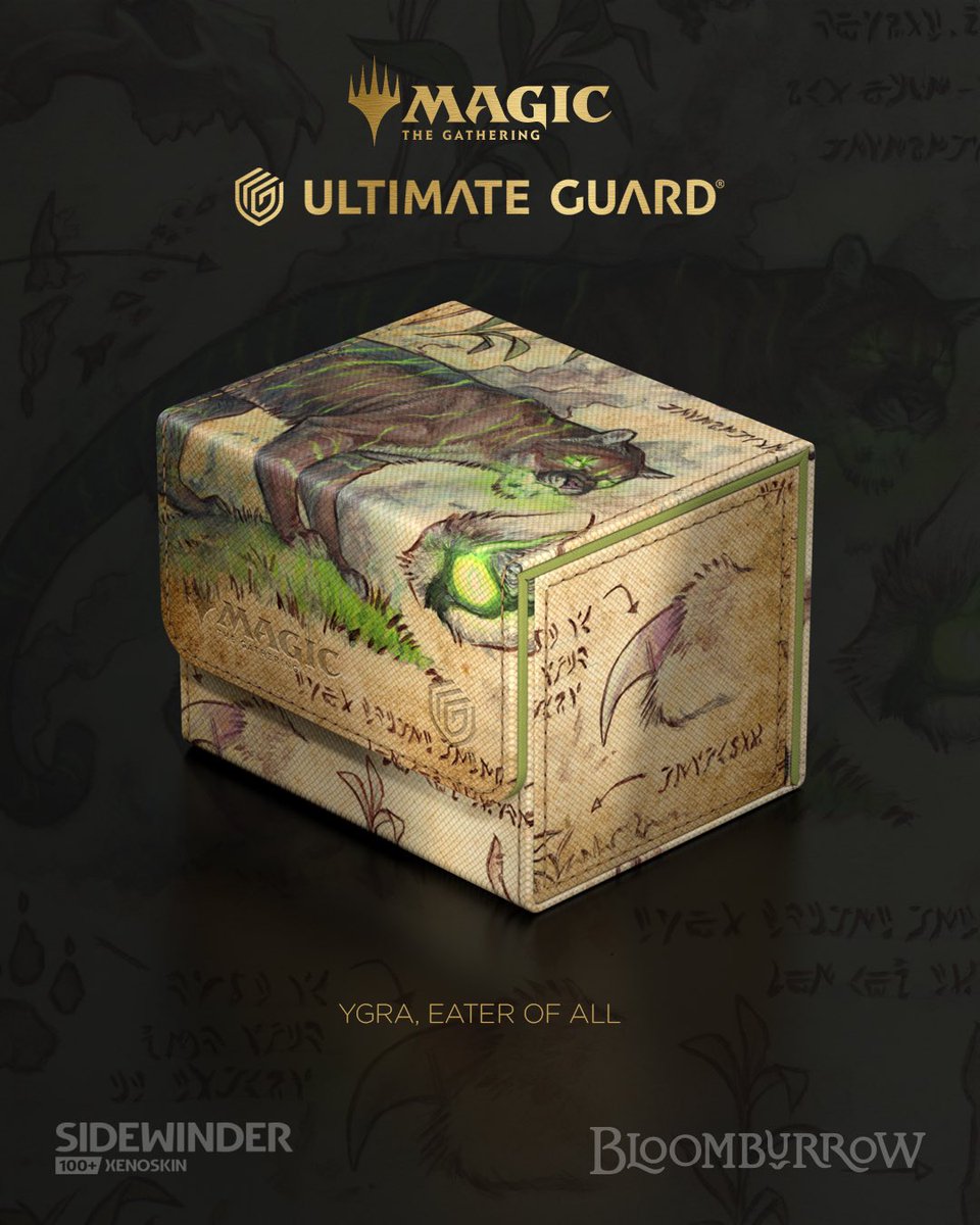 UltimateGuard's tweet image. Part Two: Maha✨Ygra✨Rottenmouth Viper✨Sunspine Lynx

Explore the ferocious side of #MTGBloomburrow! Our #Sidewinder 100+ features officially licensed @wizards_magic artwork of the epic Calamity Beasts and other predators in the ‚field notes‘ treatment.

#UltimateGuard