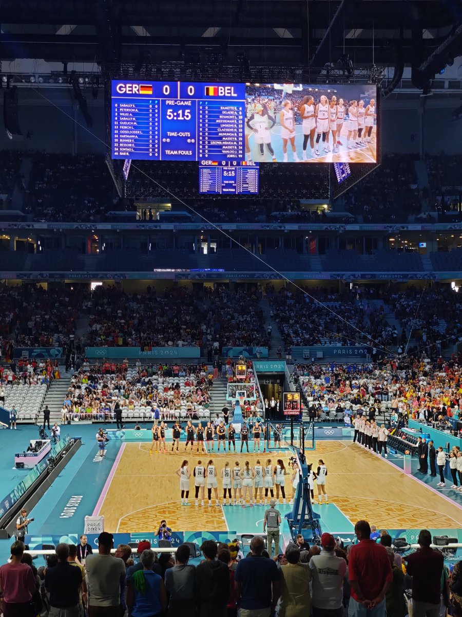 Tim0106's tweet image. Klaar voor!
Com'on Belgium!!!
@TheBelgianCats 
#Olympics #Paris2024 #Basketball