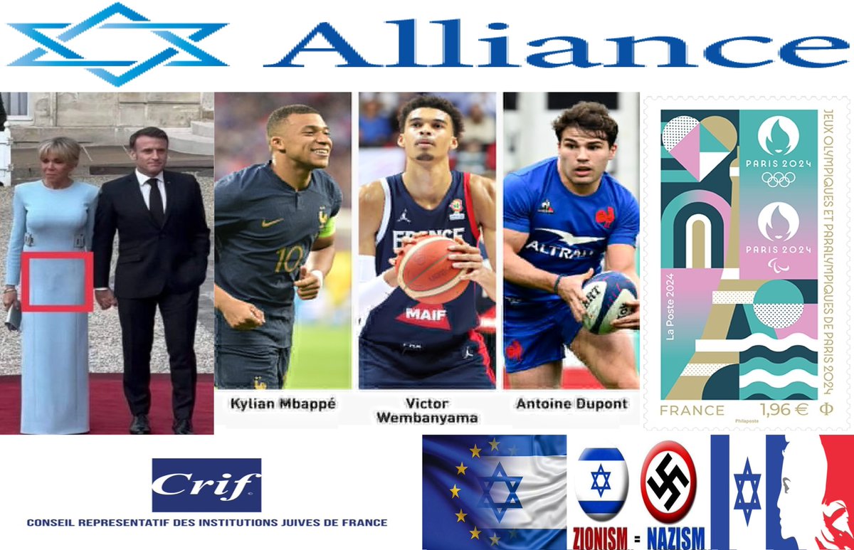 RealEthicsCode's tweet image. À part #Mbappé, toutes les icônes sportives de la trans-pédophilisation imposée en #France par les #MacronTrogneux sont à #Paris2024, des #JO à l'esprit si #GayPride que le rose en est le fil d'ariane unisexe &amp;amp; que Dupont, Marchand, Mayer ou #Wemby y sont #HérosEnTerrainConquis !