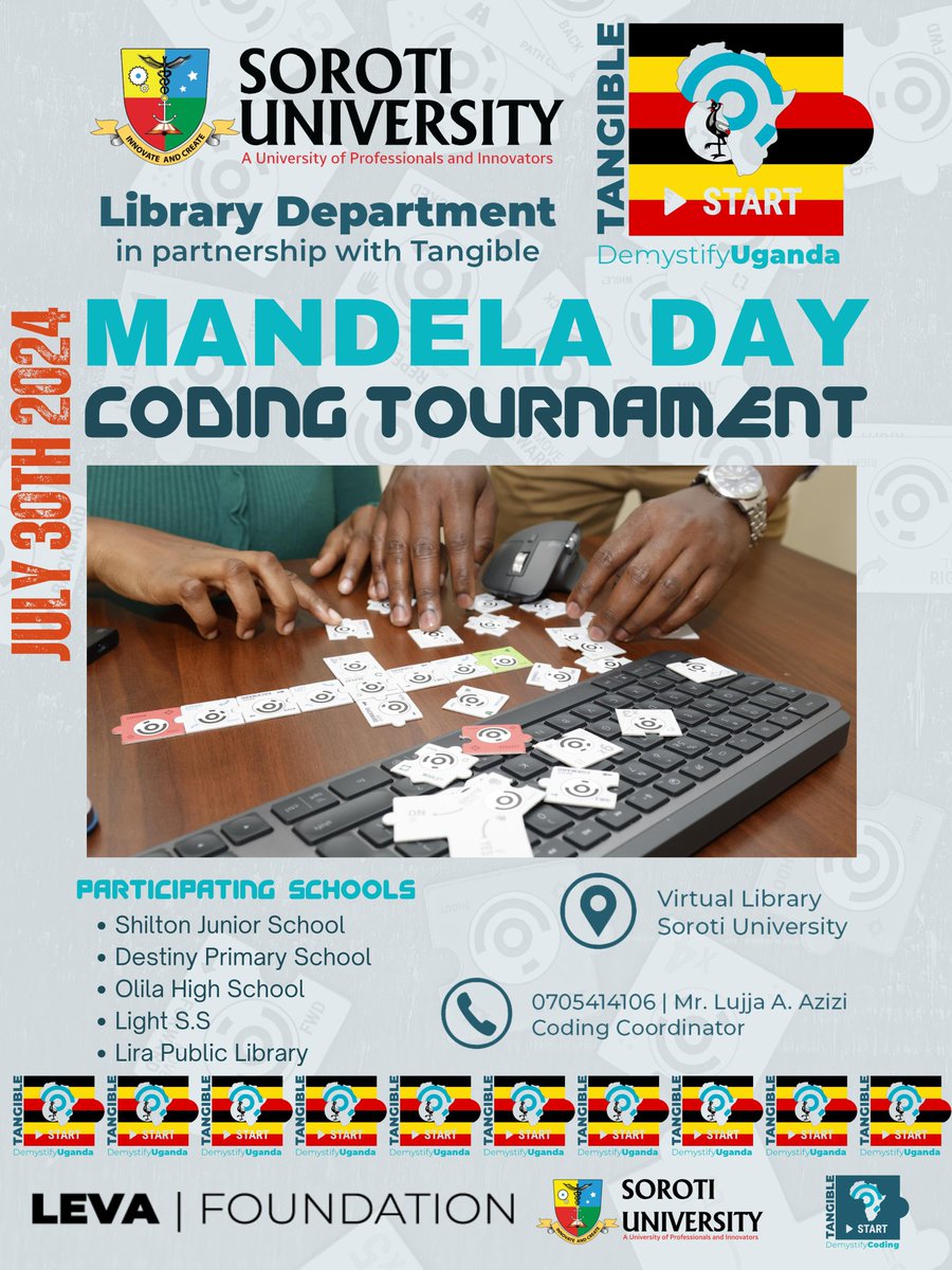 Soroti University Library (@sunlibdept) on Twitter photo Soroti University Joins the rest of the world in commemorating Nelson Mandela Day.
<a href="/lujjaziiz/">Lujjah😉</a> @SUMSA120547 <a href="/RAC_SorotiUni/">Rotaract Club of Soroti University</a>
For more details: sun.ac.ug/event/mandela-… Soroti University Joins the rest of the world in commemorating Nelson Mandela Day.
<a href="/lujjaziiz/">Lujjah😉</a> @SUMSA120547 <a href="/RAC_SorotiUni/">Rotaract Club of Soroti University</a>
For more details: sun.ac.ug/event/mandela-…