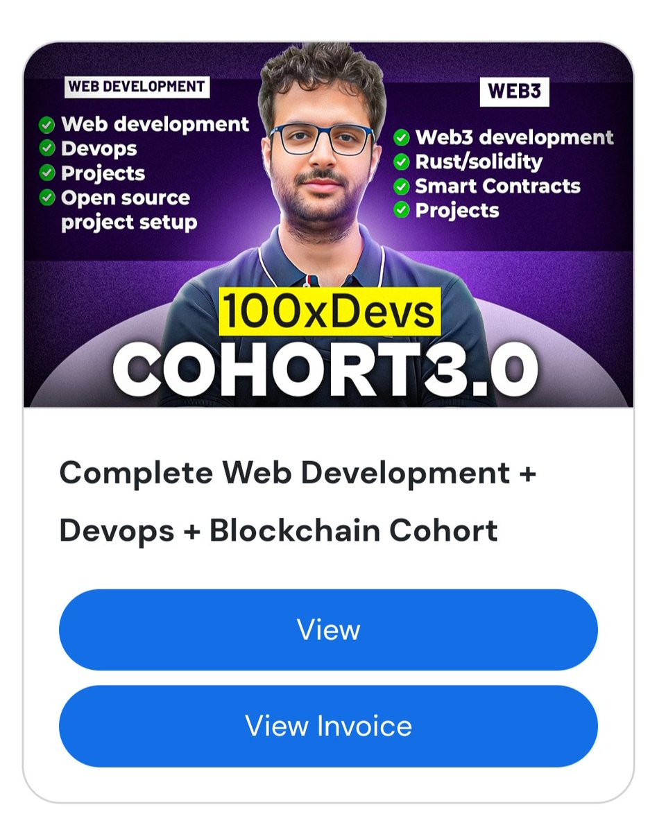 bhaven1rathod's tweet image. Thrilled to embark on a new learning journey with Cohort 3.0 . Can&apos;t wait to explore this exciting field. Reach out if you&apos;re interested in learning together!  
#levelingUp 
#openToConnect
@kirat_tw