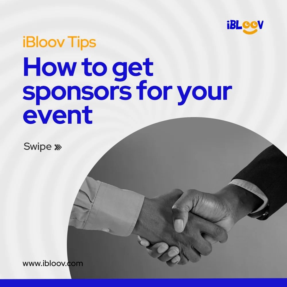 ibloov_official's tweet image. Discover the secret to event success! Learn expert tips and strategies for attracting sponsors. Say goodbye to sponsorship challenges and hello to thriving events!