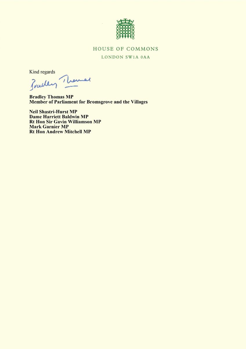 ✍ Five West Midlands Conservative MPs have joined me in sending a letter to the Chancellor and Education Secretary urging them to scrap their plans to impose VAT on independent school fees.

This ill-conceived policy will drive down education quality across the board.