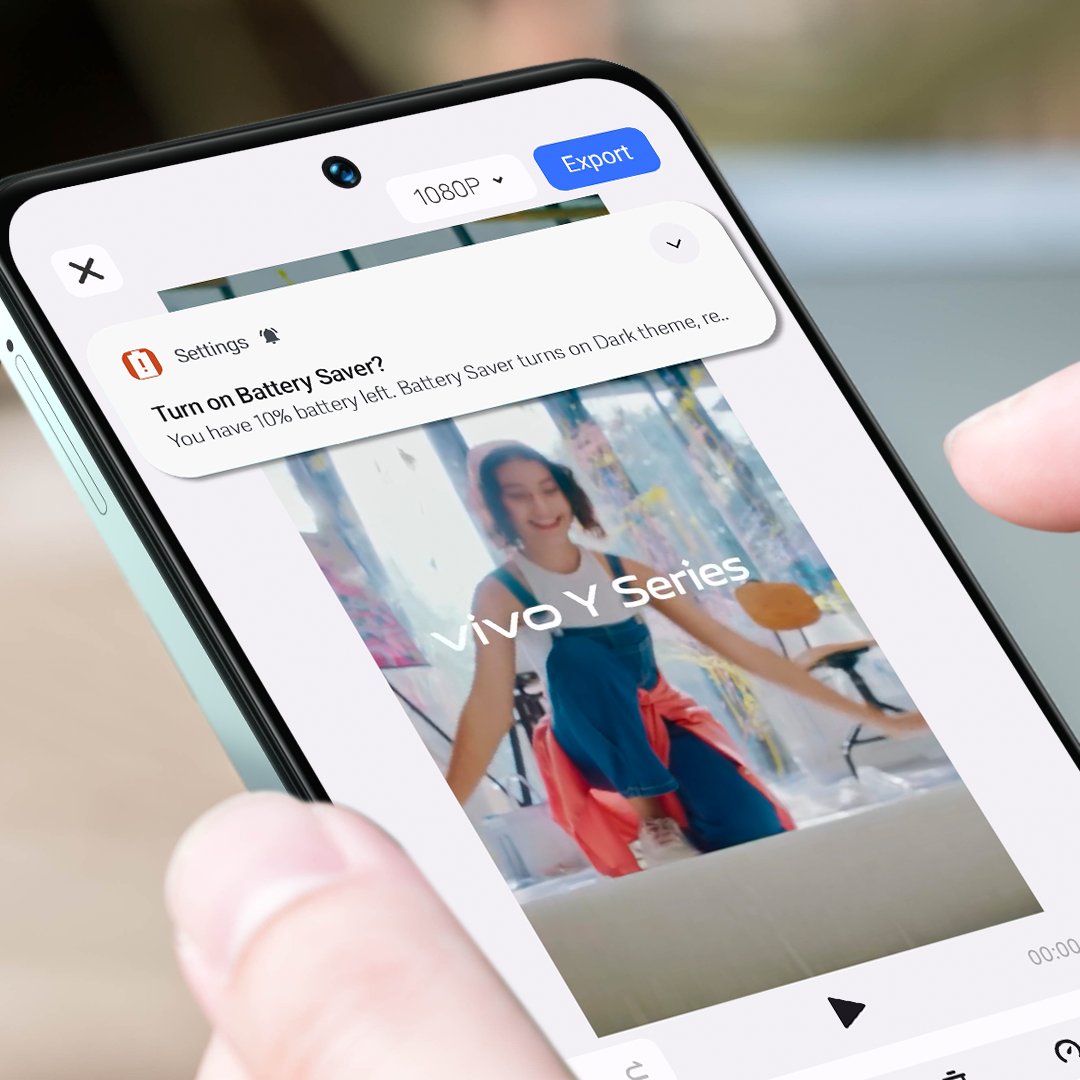 vivo_indonesia's tweet photo. Di balik content kece para creator, ada smartphone yang sisa battery 10% aja masih bisa rekam dan edit video-nya lho! #GakHabisHabis battery-nya 🔥🔋 https://t.co/7lW2246Kcb