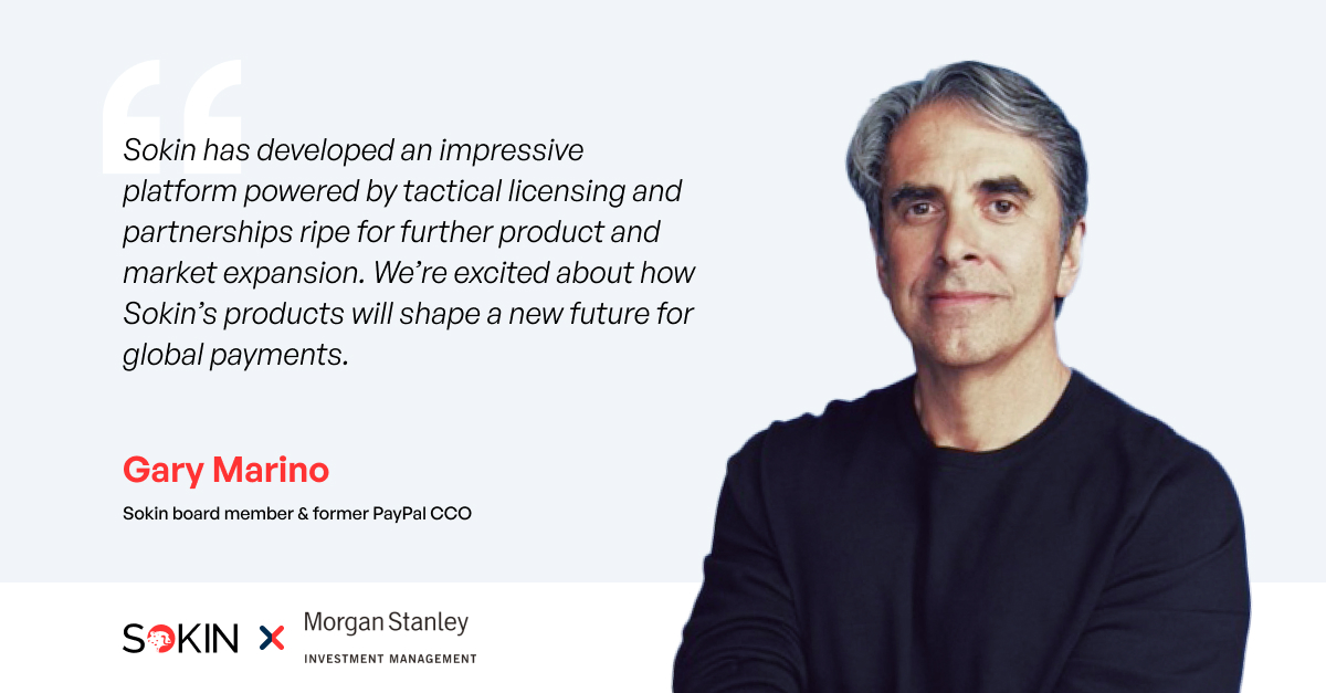 We’re proud to welcome Gary Marino, former CCO of PayPal, to our Board.

Gary brings a wealth of expertise, knowledge and experience in the cross-border payments space and we’re excited to be working with him to help businesses compete on the global stage.