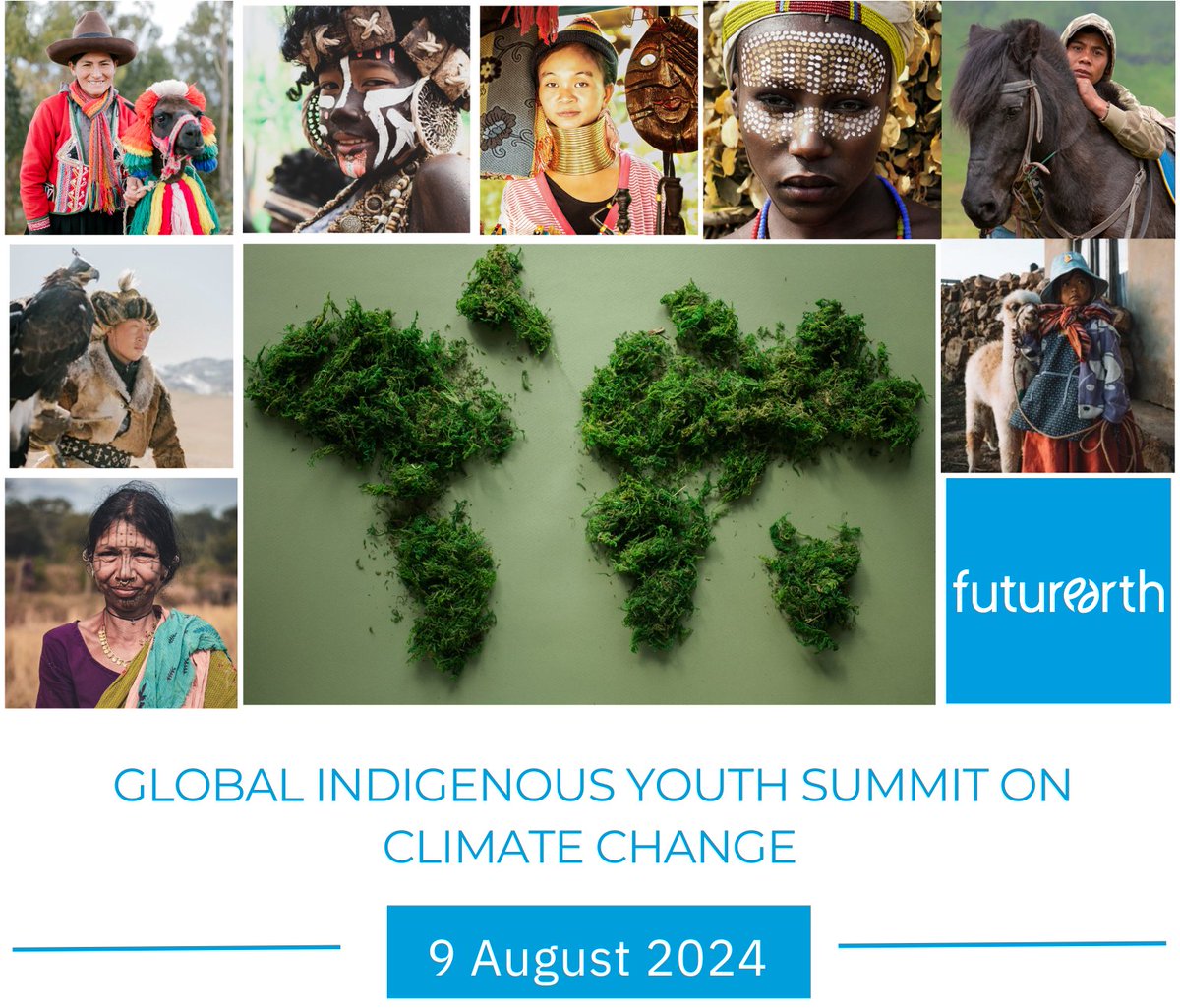 The program for the 2024 Global Indigenous Youth Summit on Climate Change is live! 

For 24 hours on August 9, join the virtual dialogue covering themes including #Indigenous knowledge &amp; practices, youth leadership, art &amp; culture, &amp; more.

👉 bit.ly/3YoHXs7

#GIYSCC2024