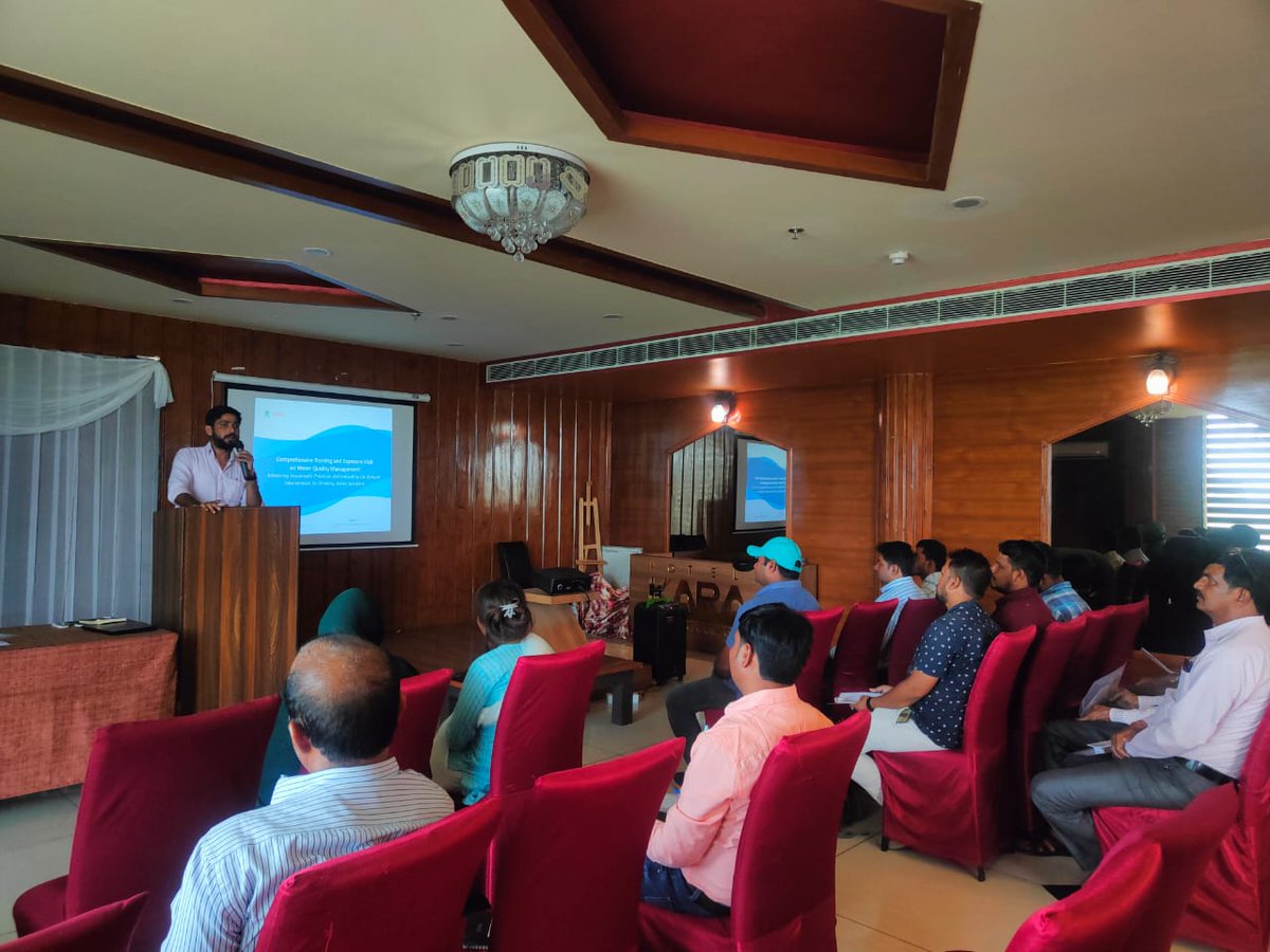 tarainovation's tweet photo. Glimpses from the first day of the two-day event hosted by TARA in Nalagarh, Himachal Pradesh, dedicated to water quality testing. 

#WaterQualityTraining #JalTaraKit #WaterTesting #SustainableWater #LOCOModel #Nalagarh #NikoowalVillage https://t.co/vSNxJW1LQe