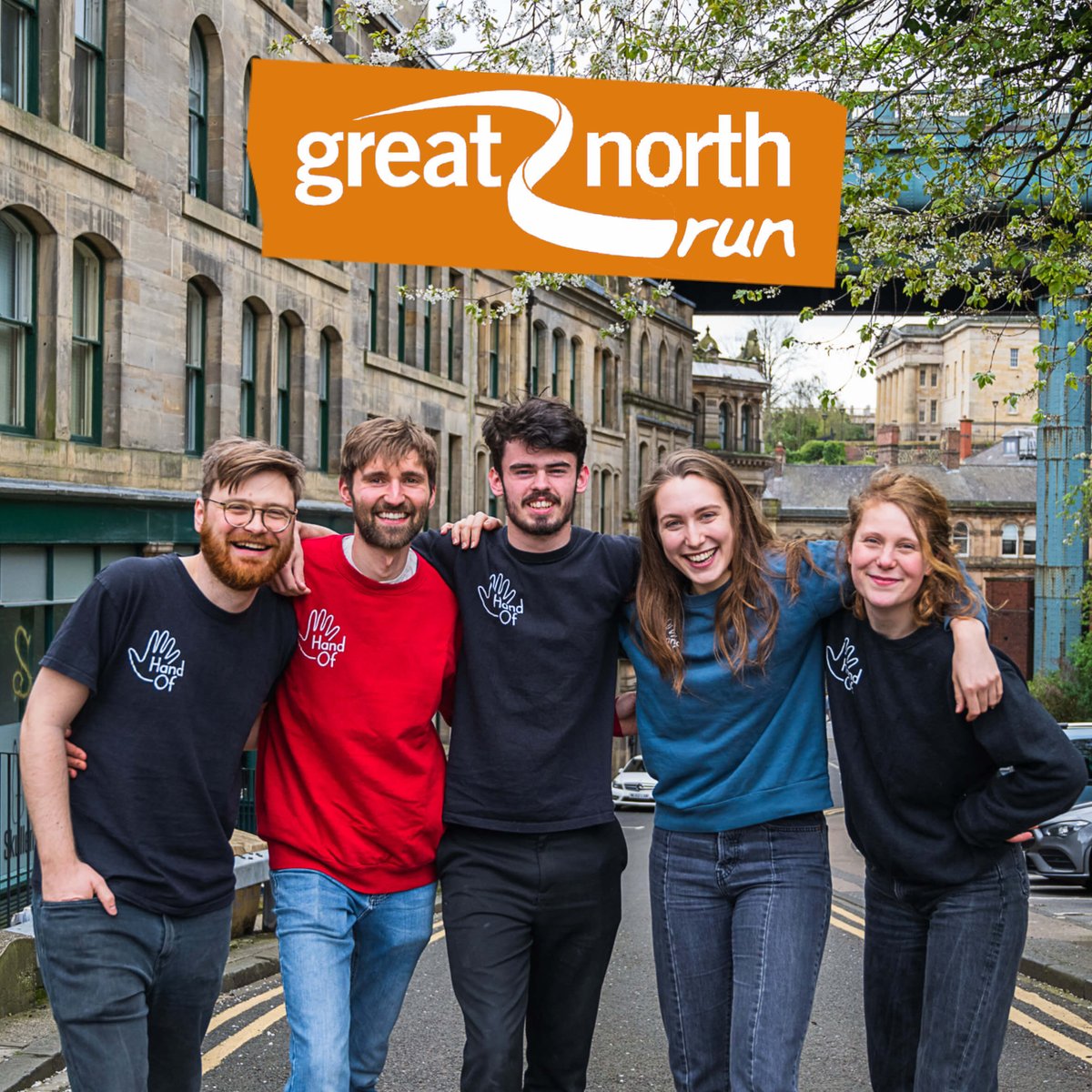 39 days to go till we hit the road for the Great North Run! We're working hard and clocking in the miles...

Please help us achieve our fundraising target by donating anything you can!

justgiving.com/campaign/hando…

Thank you for your support - Rob, Ian, Jamie, Millie and Lou 🤚