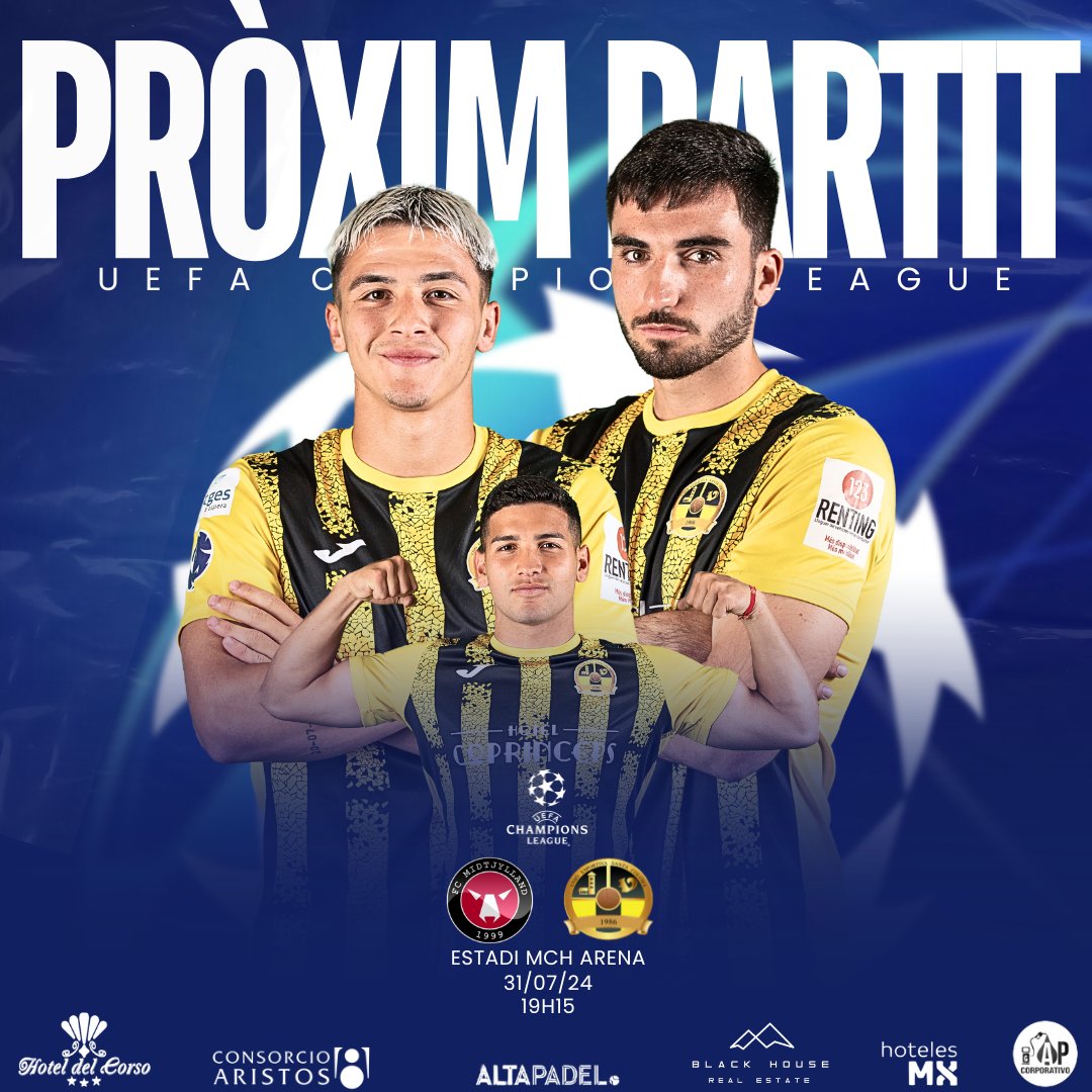 UEStaColoma's tweet photo. 🟡⚫ Dimecres a Dinamarca ens juguem l'accés a la següent ronda de la Champions, hem de donar el màxim per capgirar l'eliminatòria, fins al final ho intentarem 💪
Som-hi Equip !!!

#somiarengran 
#somcolomencs 
#ForçaUE🐿️ 
#championsleague https://t.co/X9eBisFh8L