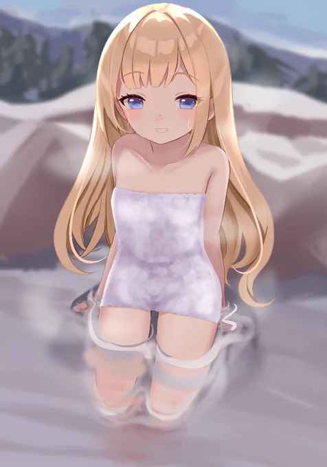 「あら、一緒に入らないんですか?」