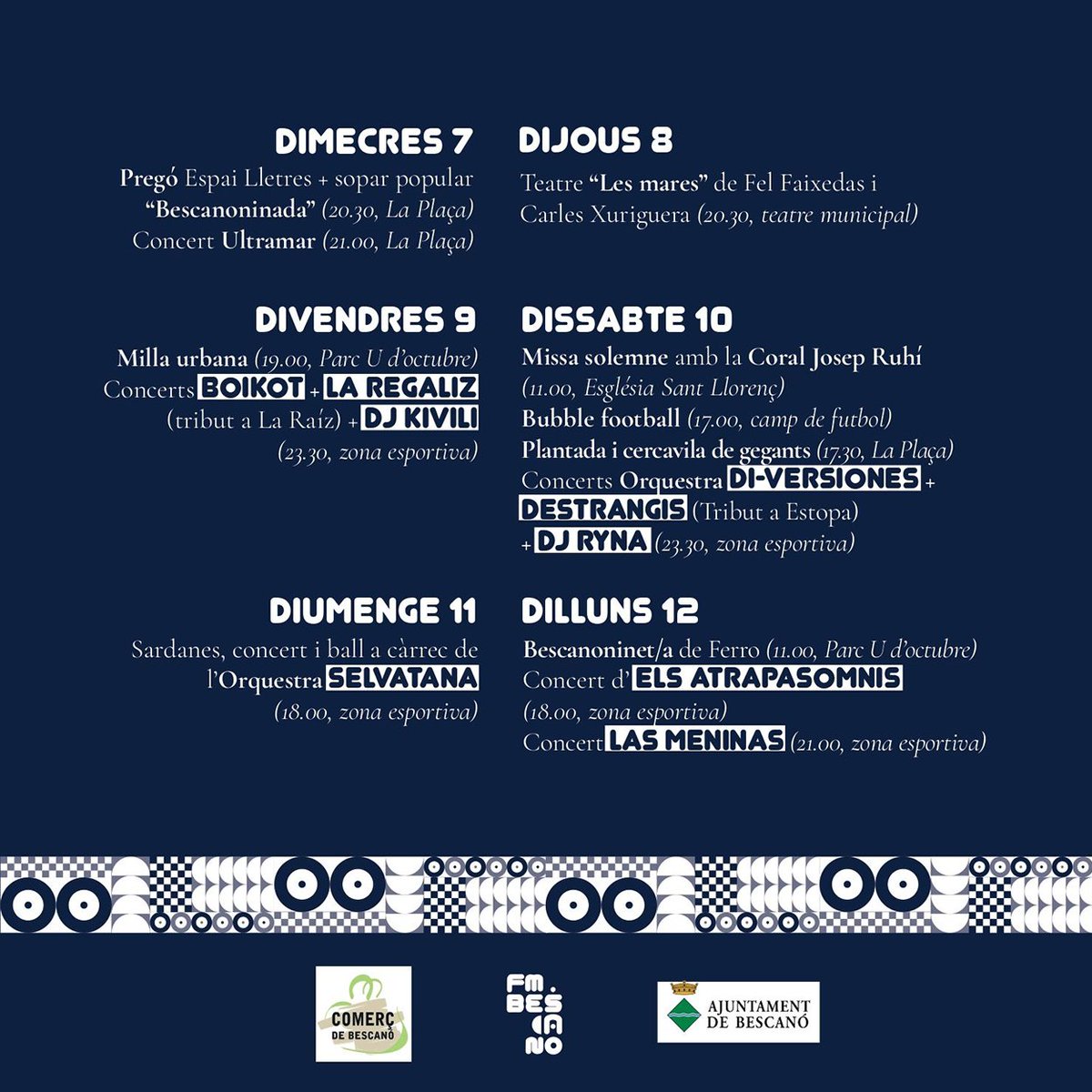 ✨JA TENIM AQUÍ EL CARTELL DE LA FESTA MAJOR DE BESCANÓ 2024✨
#fmbescano #bescano #festamajorbescano #fmbescano24