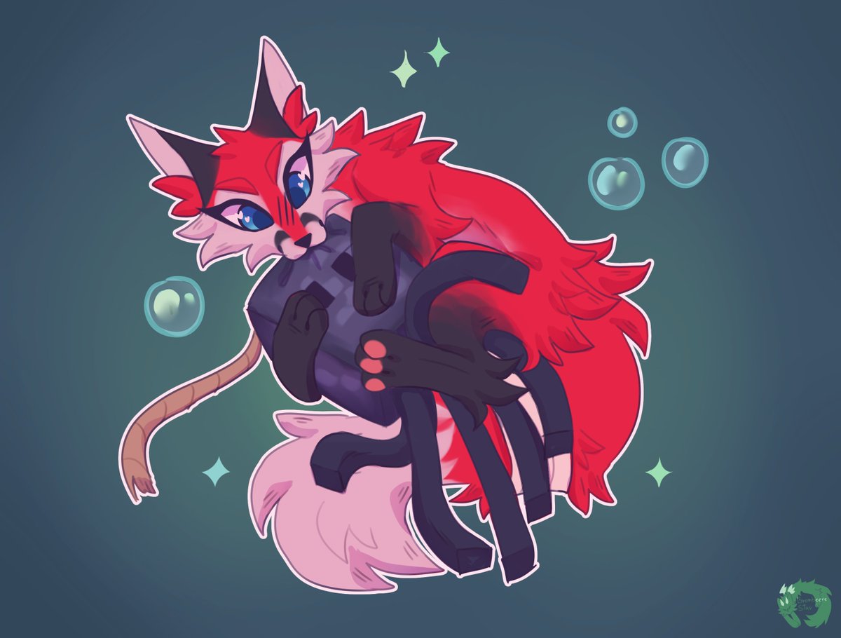Brombeere_star's tweet photo. Most likely the penultimate pack of attacks in this artfight
For @hyilpi_soukoku, ReallyBadTaxidermy, revenge for @Dasti_17 and an attack on @sir_fluff_butts
#ArtistOnTwitter #artwork #aesthetic #artfight2024 https://t.co/ELhMu3ZQoC