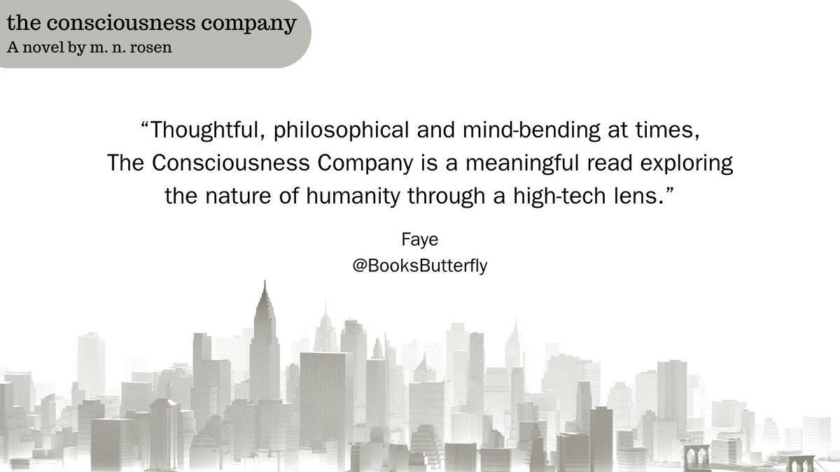 "Your own consciousness is not something the average person thinks about all that often, so this story definitely raised some fascinating case studies of introspection and the use of technology on such a personal level." Thank you Faye <a href="/booksbutterfly/">Faye 🦋</a> bookshelf-butterfly.blogspot.com/2024/07/the-co…