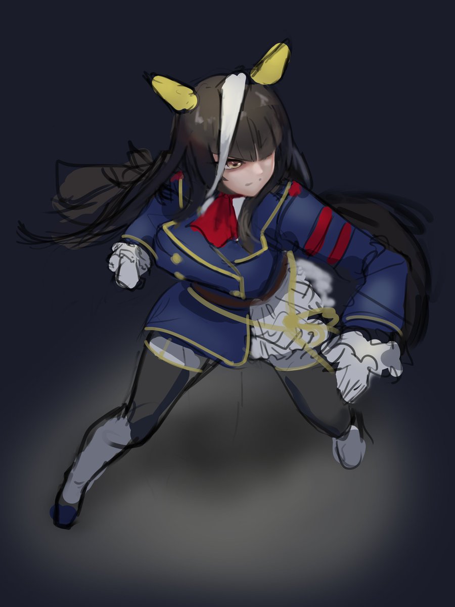 ddolliddoll's tweet photo. 1ドロラフ  #ウマ娘 #カルストンライトオ https://t.co/VdG0UMDioT