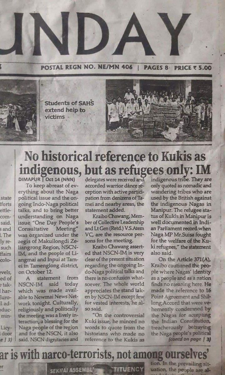|| NO KukiLand in Manipur/India ||

NO KukiLand in the Burma Origin illegal Kuki immigrants/ refugees occupied areas of Manipur and demanding for a separate country/homeland by refugees - an Act of AGGRESSION !!!