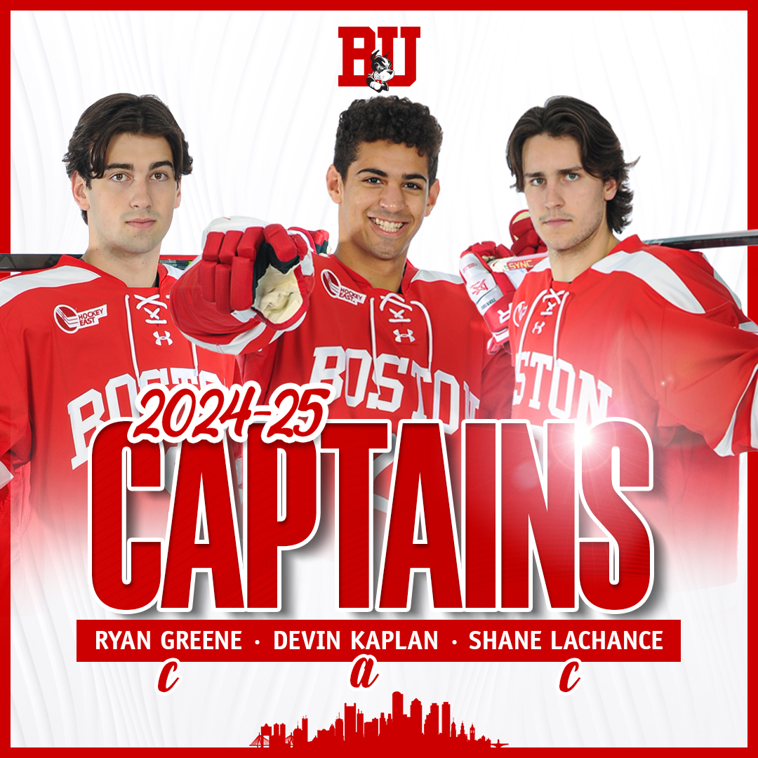 TerrierHockey's tweet image. We’re excited to announce our leadership group for the 2024-25 season!

©️ Ryan Greene
©️ Shane Lachance
🅰️ Devin Kaplan

goterriers.com/news/2024/7/29…