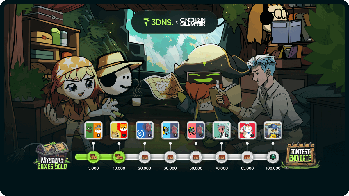 4️⃣ Extra rewards unlock based on how many adventurers mint boxes by September 1st, 2024.
5️⃣ On September 1st, 2024, a snapshot of holders will be taken, and extra rewards for certain holders will be selected at random.