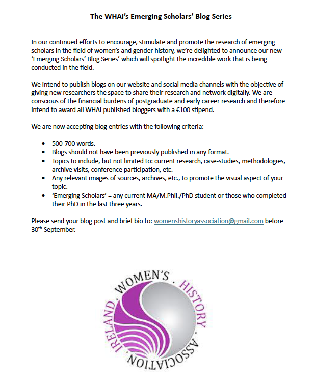 Delighted to open the call for our new Emerging Scholars' Blog series.... see the call below ⬇️⬇️⬇️

We're eager to promote some of the newest cutting edge research and to provide the space for ECRs to showcase their work. 

Please RT widely!