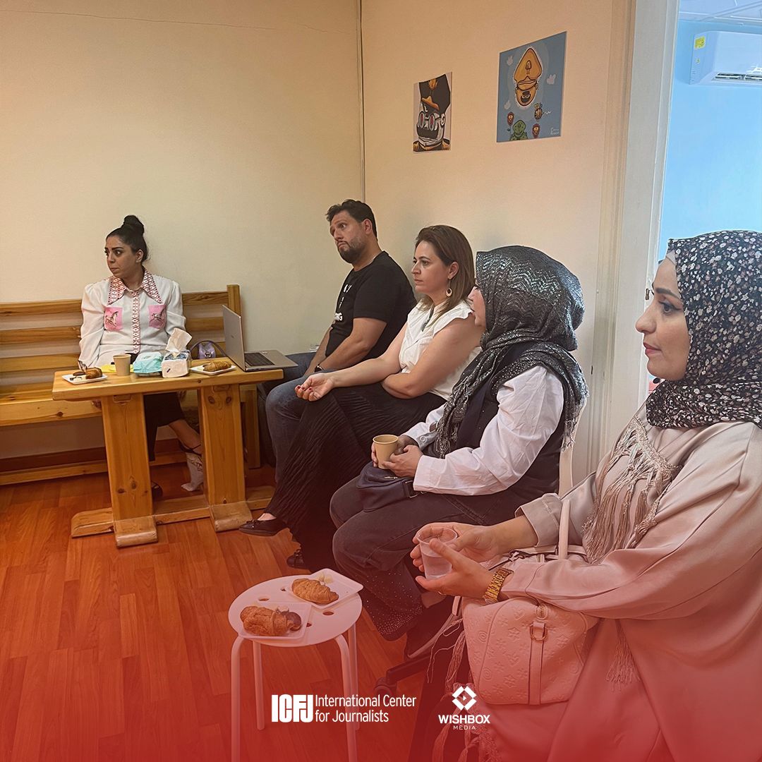 WishBoxMediaCo's tweet photo. An introductory meeting at #Wishbox #Media offices for the #Content #Innovation #Fund grant recipients from the @ICFJ was a success. Participants exchanged #expertise, networked, and shared their #stories.  Thank you to @SadaPodcast for joining us!  

#Jordan #MENA #Storytelling https://t.co/6zP62m5wfq