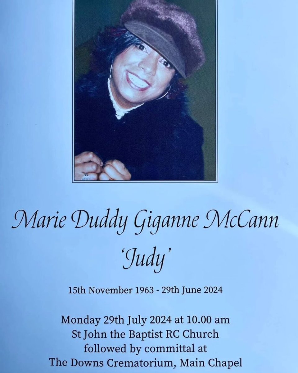 ParadiseProjex's tweet image. 💜🖤🤍 RIP Judy, never sad, always smiling, you brought joy to everyone who came in to contact with you. We will all miss you so much 🙏💜🖤🤍