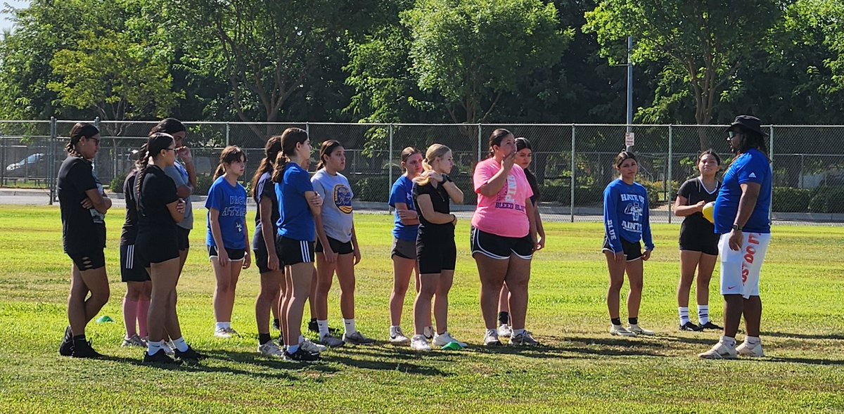 Coyote Athletic Dept newest program!!
 Lady Coyote GIRLS Flag Football!!
This morning was their 1st official practice and our newest program will bring more opportunities for our female student/athletes!!
#coyoteBORNcoyoteBRED