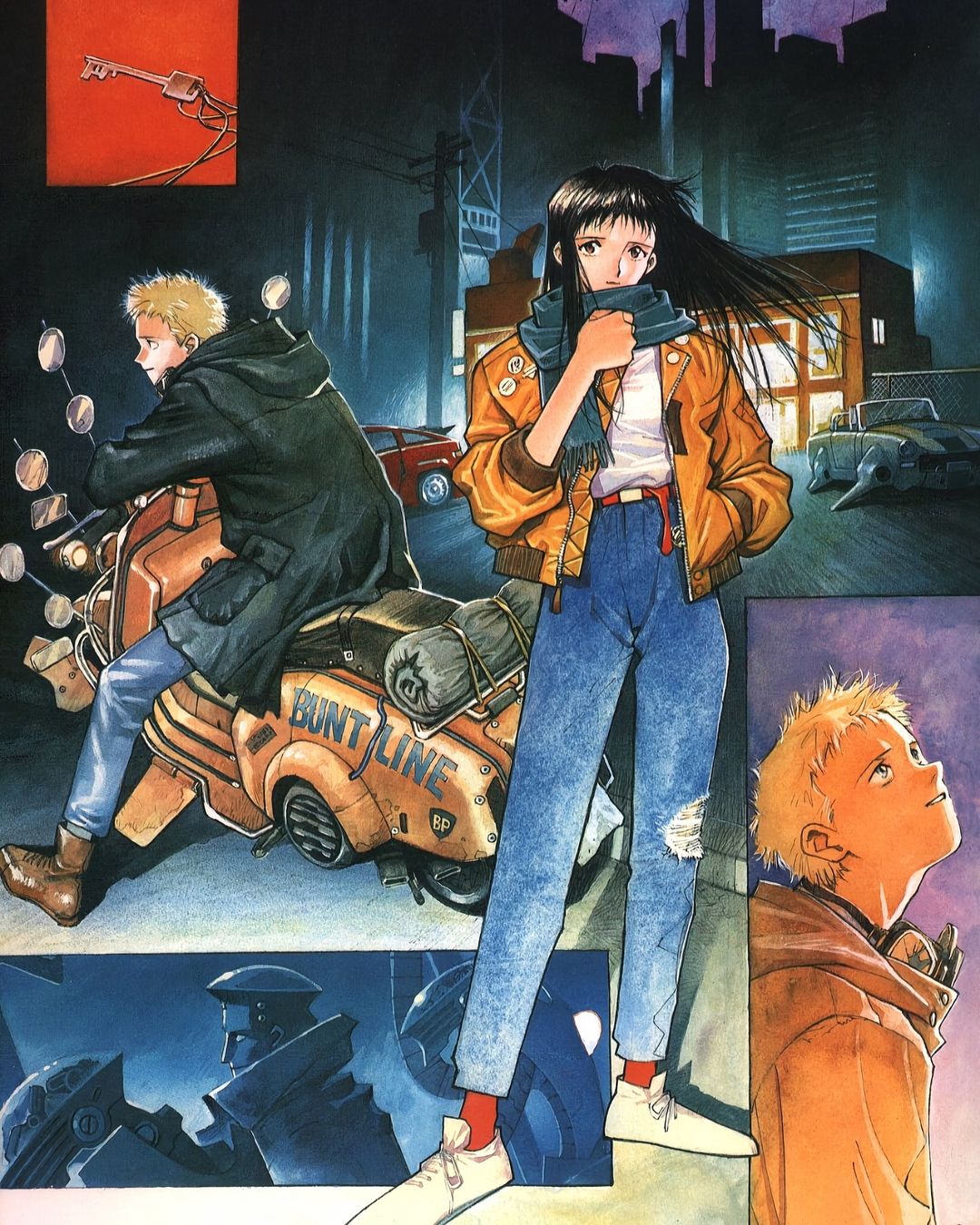 strvnded | Illustrations by Yoshiyuki Sadamoto from the