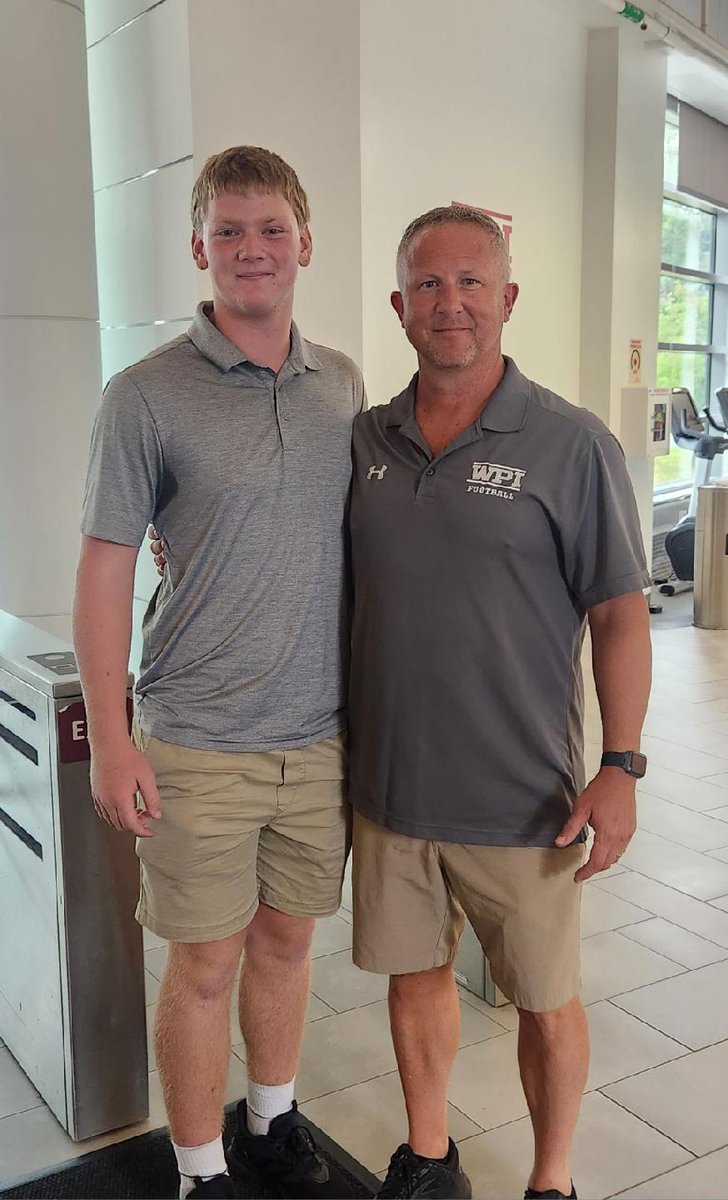 Michael Hughes (@michaellb99) on Twitter photo After an awesome camp at WPI and a great conversation with <a href="/CoachHolmes2/">Coach Holmes</a> and <a href="/CoachRobFB/">Chris Robertson</a>, I am extremely blessed to have received my first official offer from WPI. Thank you <a href="/WPIFootball/">WPI Football</a> for a great weekend in Massachusetts.
<a href="/CardinalPrideFB/">Union Academy Football</a> @CoachJarredHill <a href="/_MasonSledge/">Mason Sledge</a> After an awesome camp at WPI and a great conversation with <a href="/CoachHolmes2/">Coach Holmes</a> and <a href="/CoachRobFB/">Chris Robertson</a>, I am extremely blessed to have received my first official offer from WPI. Thank you <a href="/WPIFootball/">WPI Football</a> for a great weekend in Massachusetts.
<a href="/CardinalPrideFB/">Union Academy Football</a> @CoachJarredHill <a href="/_MasonSledge/">Mason Sledge</a>