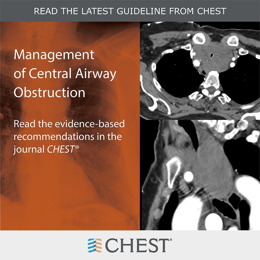 CHEST (@accpchest) on Twitter photo The latest CHEST clinical practice guideline provides recommendations for management of symptomatic malignant and nonmalignant CAO. Read the recommendations: hubs.la/Q02HSqSK0 The latest CHEST clinical practice guideline provides recommendations for management of symptomatic malignant and nonmalignant CAO. Read the recommendations: hubs.la/Q02HSqSK0