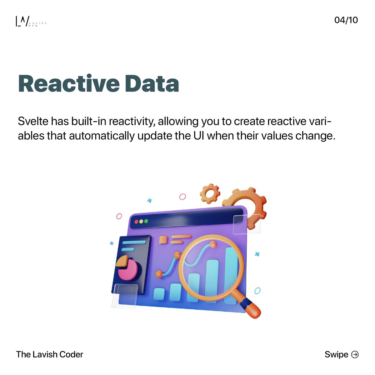 lavish_web's tweet image. Ready to master Svelte? Learn about its simplicity, reactivity, and performance. Start building efficient web applications with Svelte today!
#Svelte #WebDevelopment #JavaScriptFramework