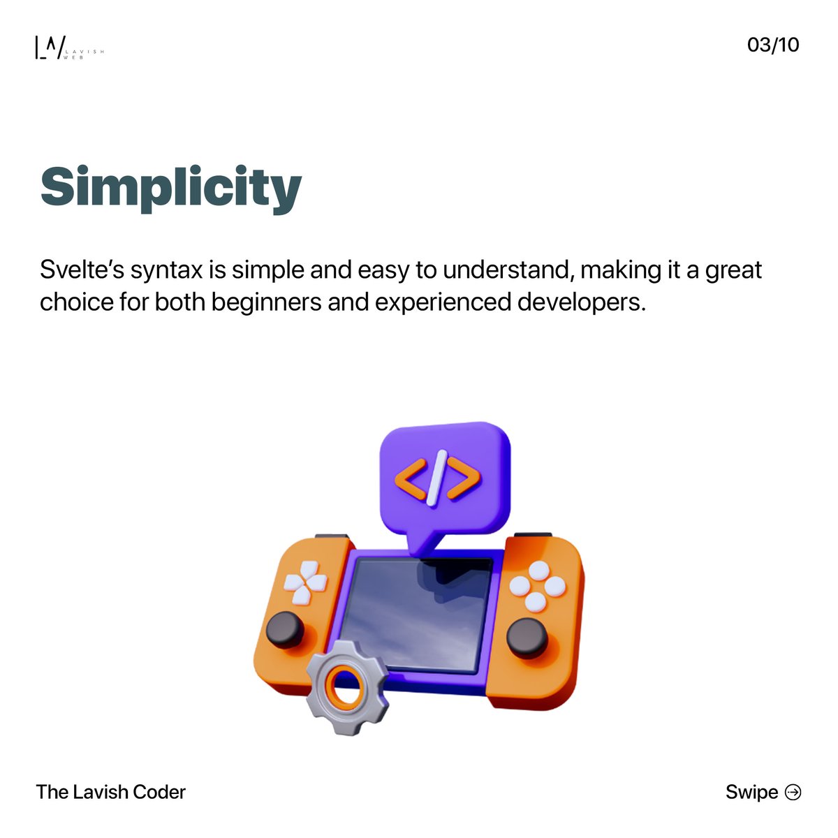 lavish_web's tweet image. Ready to master Svelte? Learn about its simplicity, reactivity, and performance. Start building efficient web applications with Svelte today!
#Svelte #WebDevelopment #JavaScriptFramework