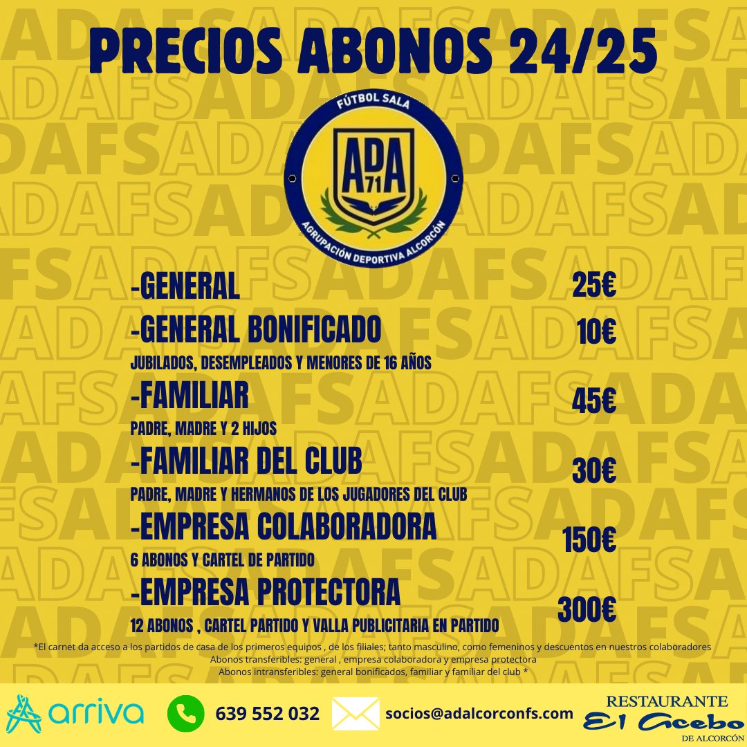 AD Alcorcón FS 2025 / 2026 tweet media