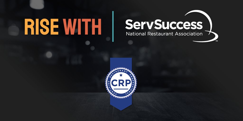 It's time to prove your skills. You're ready to show employers that you've mastered the skills of a professional in this industry and that you're hungry for more.

The Certified Restaurant Professional credential will help you do just that. (servsuccess.com/crp) #CRP