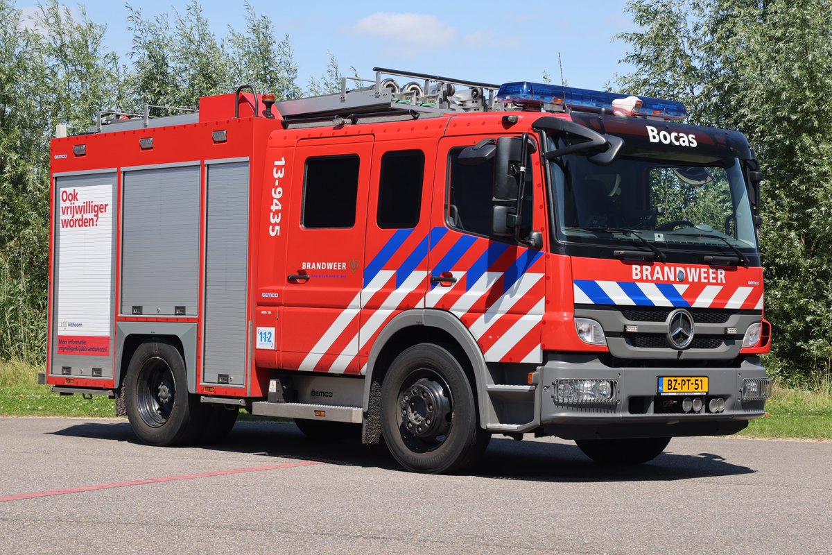 BOCAS beschikt ook over een tankautospuit ten behoeve van rijopleiding. Dit voertuig diende voorheen als tankautospuit voor de kazernes Landelijk Noord en Uithoorn. #brandweer