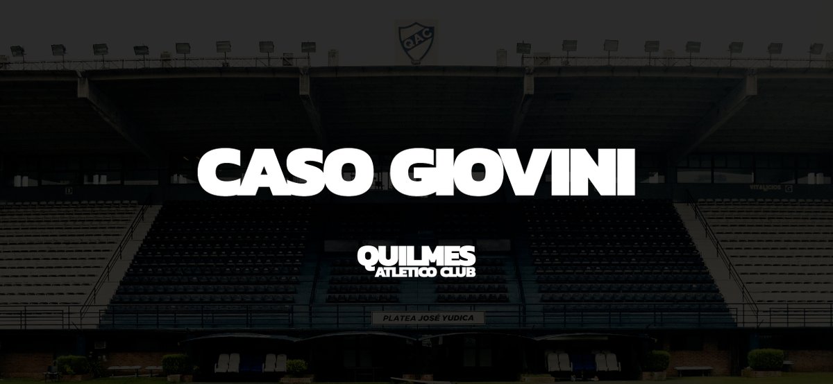 ▫ El 30 de julio de 2016, un día antes de la elección de nuevas autoridades, la Comisión Directiva presidida por Andrés Meiszner hizo uso de la opción de compra de Lucas Giovini, proveniente del Club de Deportes Unión La Calera SADP.

▫ Quilmes abrió su concurso preventivo de