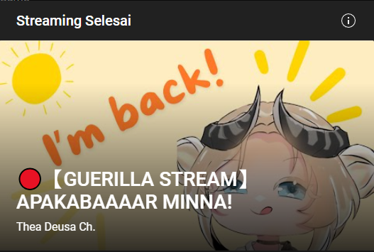 Thea_Deusa's tweet photo. Hehehehehehehe makasihhh banyak gaesss udah nemenin aku setelah udah lama aku ga stream. See yaaa on my next stream yak! (hopefully it's soon) HEHEHE
Watch the reply here!
https://t.co/Lb4Cv57OGl
#deuStream #VtuberID #VTuberUprising #Vtuber https://t.co/Nyr6E8CM8U